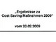 Cost Saving Programm der SAP 2009